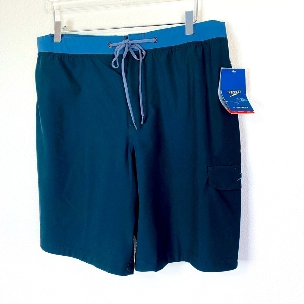Speedo Ultra Stretch Black Board Shorts Size 38